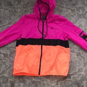 PINK Victoria’s Secret Neon Windbreaker
